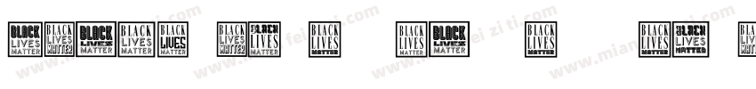 Black Lives Matter Regular字体转换
